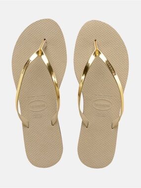 Havaianas NWOT Women’s You Metallic Flip Flops